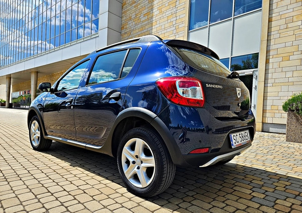 Dacia Sandero Stepway cena 32900 przebieg: 85000, rok produkcji 2016 z Częstochowa małe 191